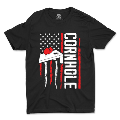 Cornhole Flag T-shirt