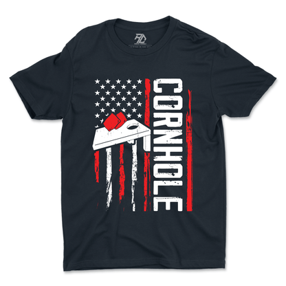 Cornhole Flag T-shirt