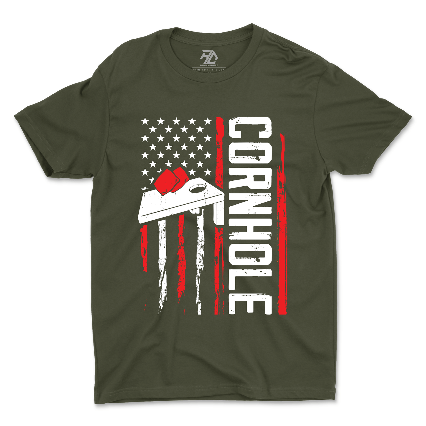 Cornhole Flag T-shirt