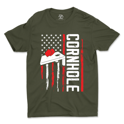 Cornhole Flag T-shirt