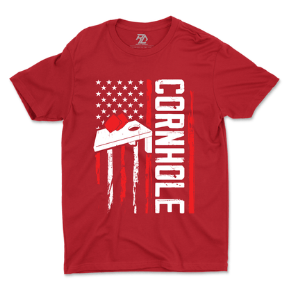 Cornhole Flag T-shirt