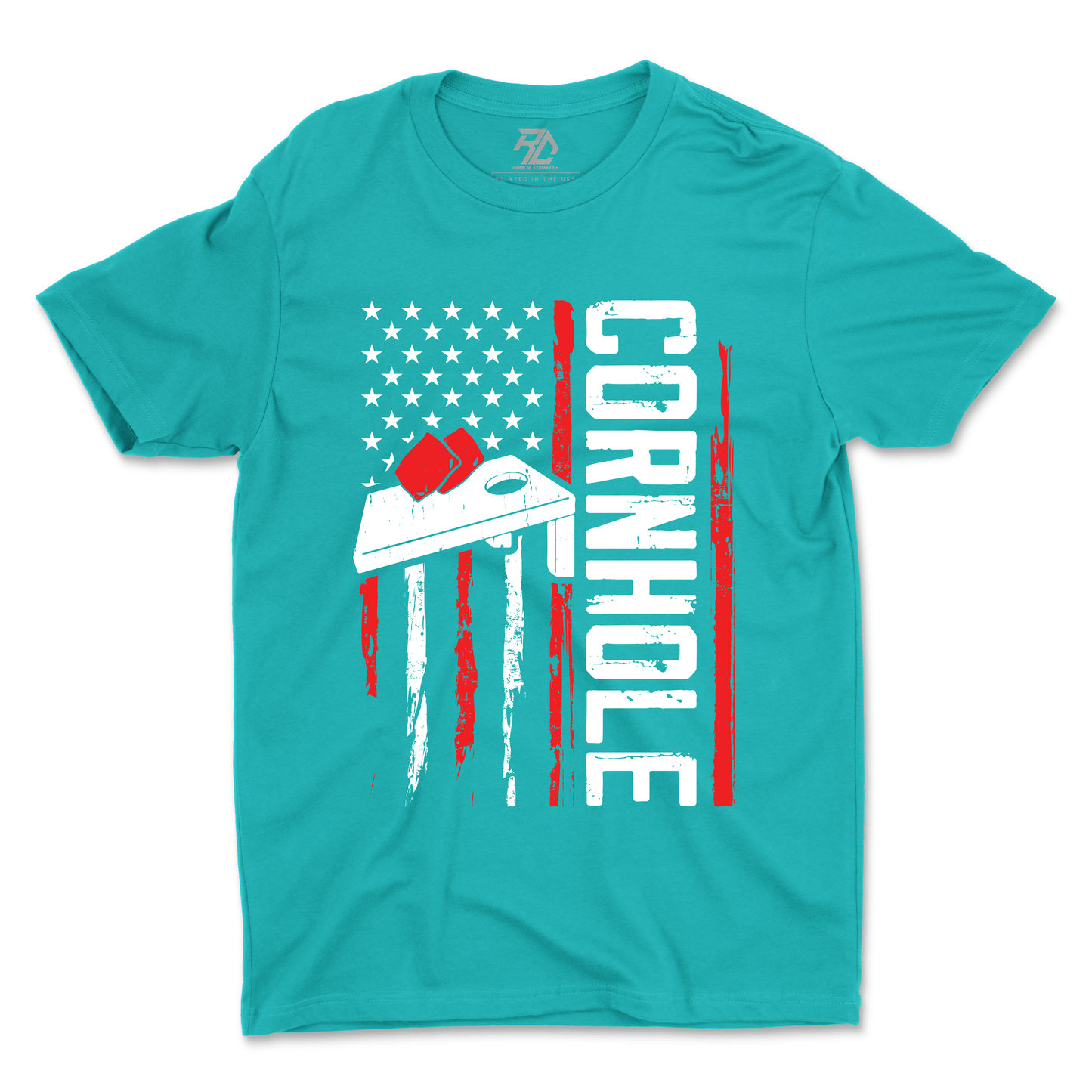 Cornhole Flag T-shirt