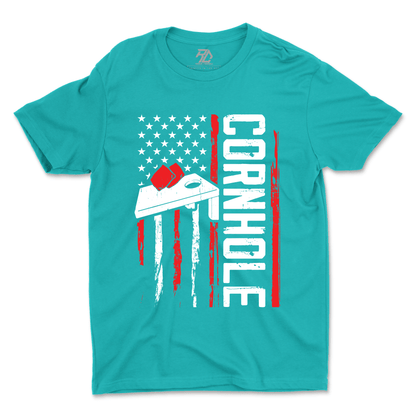 Cornhole Flag T-shirt